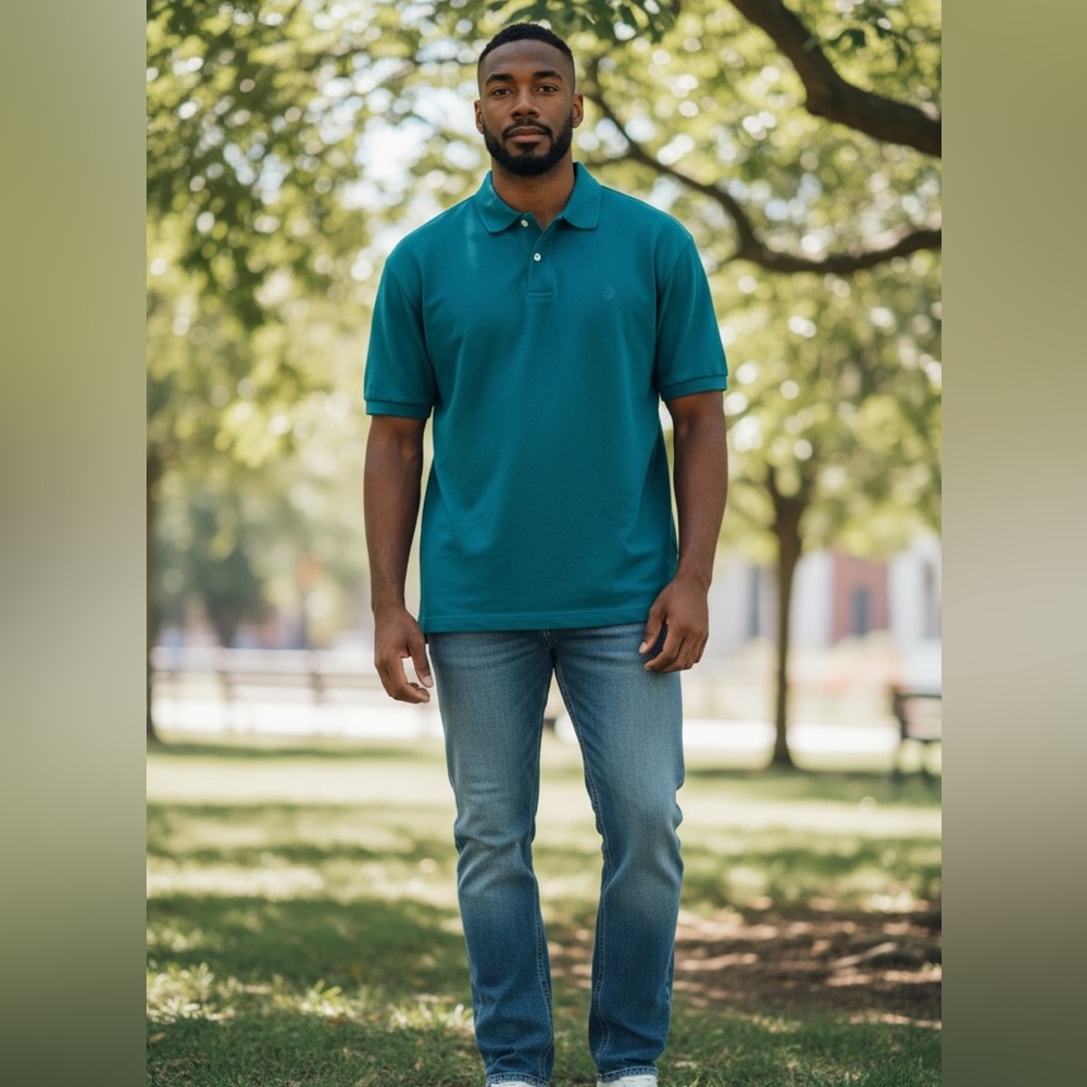Men's Izod Teal Polo Shirt